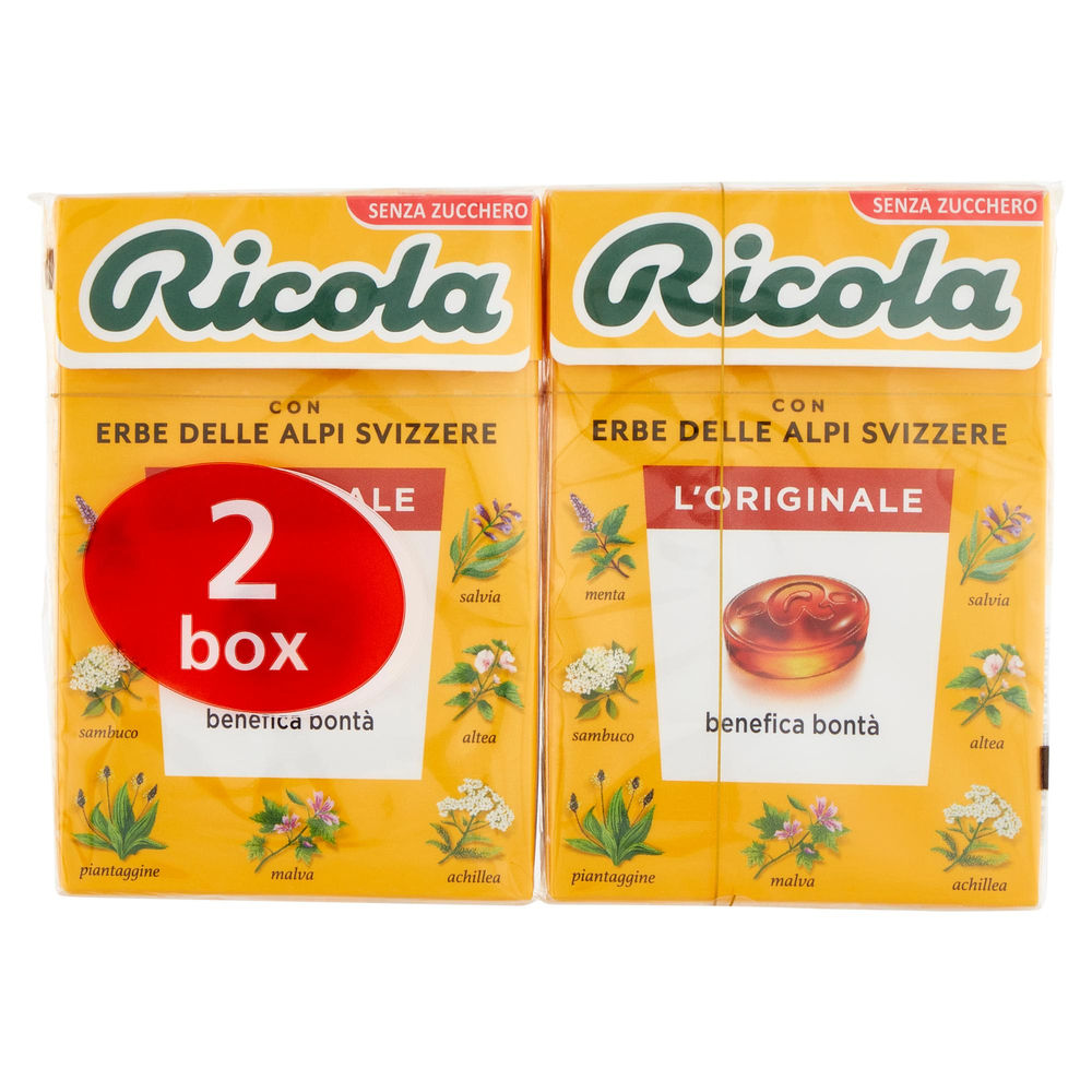 CARAMELLE ERBE BALSAMICHE S/ZUCCHERO RICOLA G 50X2 - 0