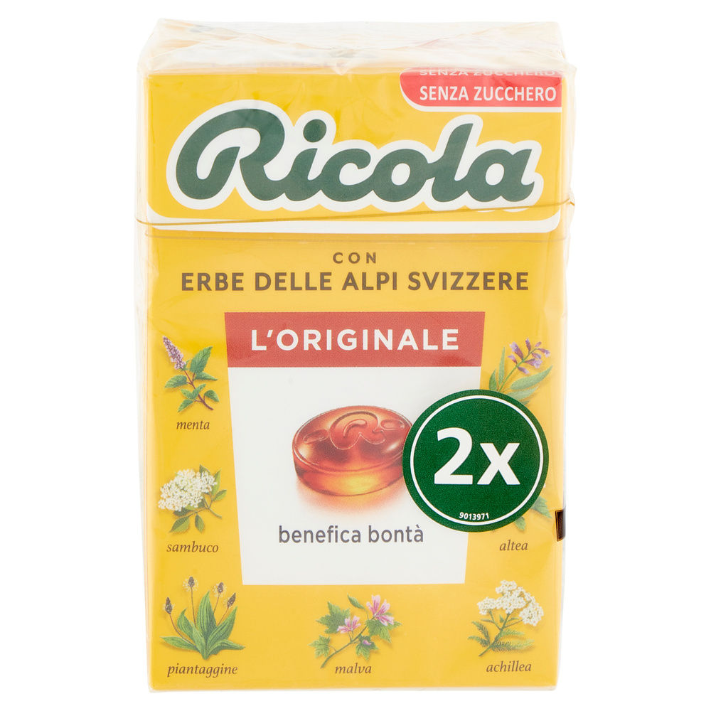 CARAMELLE ERBE BALSAMICHE S/ZUCCHERO RICOLA G 50X2 - 9
