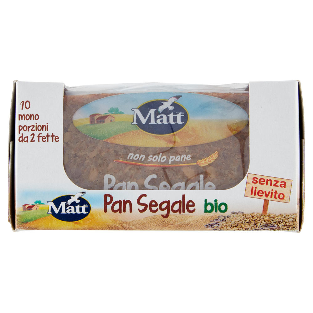 PANE SEGALE BIO SENZA LIEVITO MATT & BIO SCATOLA G.500 - 3