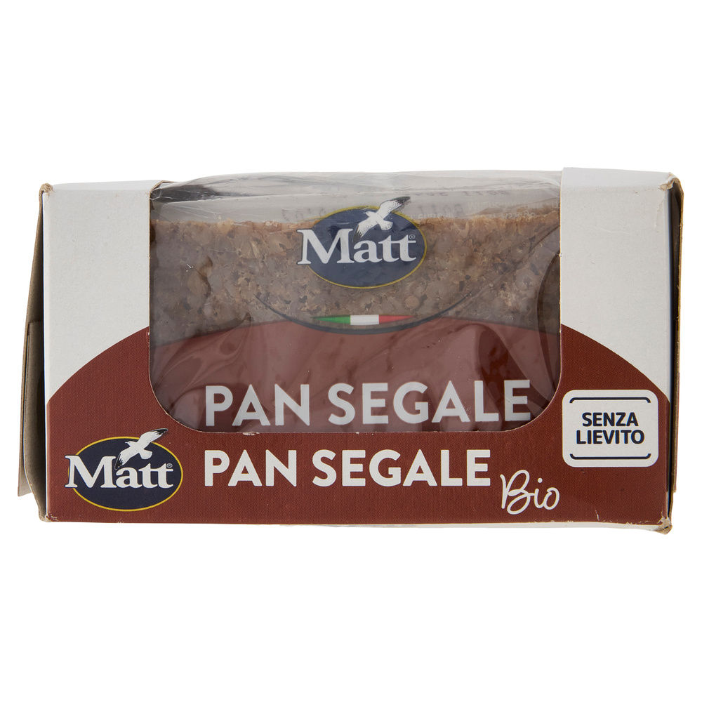 PANE SEGALE BIO SENZA LIEVITO MATT & BIO SCATOLA G.500 - 10
