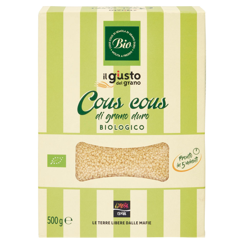 COUS COUS DI  GRANO DURO BIO LIBERA TERRA SCATOLA G 500 - 7