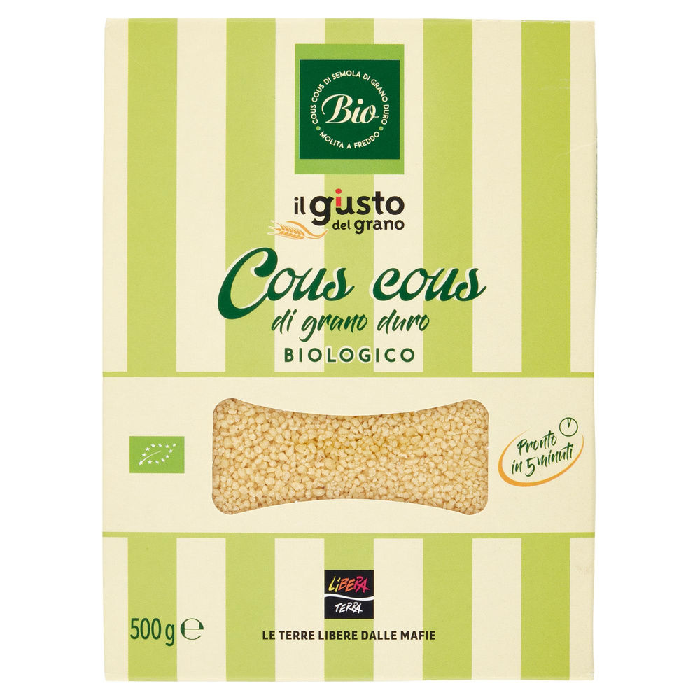 COUS COUS DI  GRANO DURO BIO LIBERA TERRA SCATOLA G 500 - 3