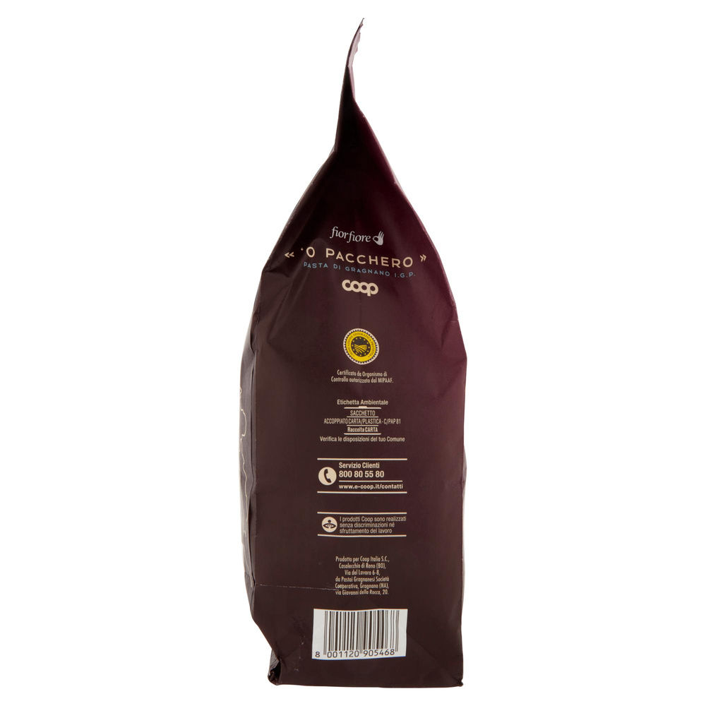 PASTA DI SEMOLA PACCHERI FIOR FIORE IGP COOP G500 - 4