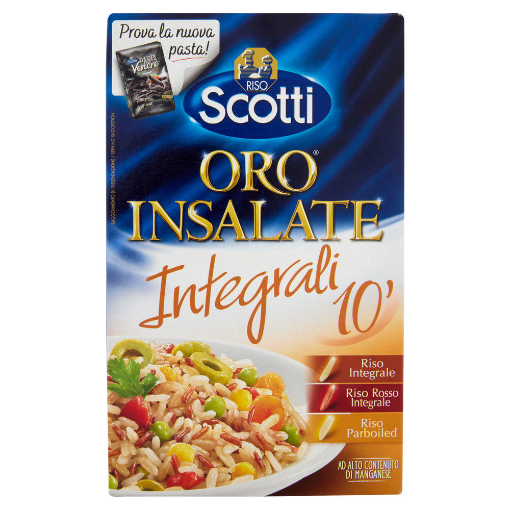 RISO FANTASIA DI  INSALATE INTEGRALI  SCOTTI ORO SACCHETTO G 850 - 0