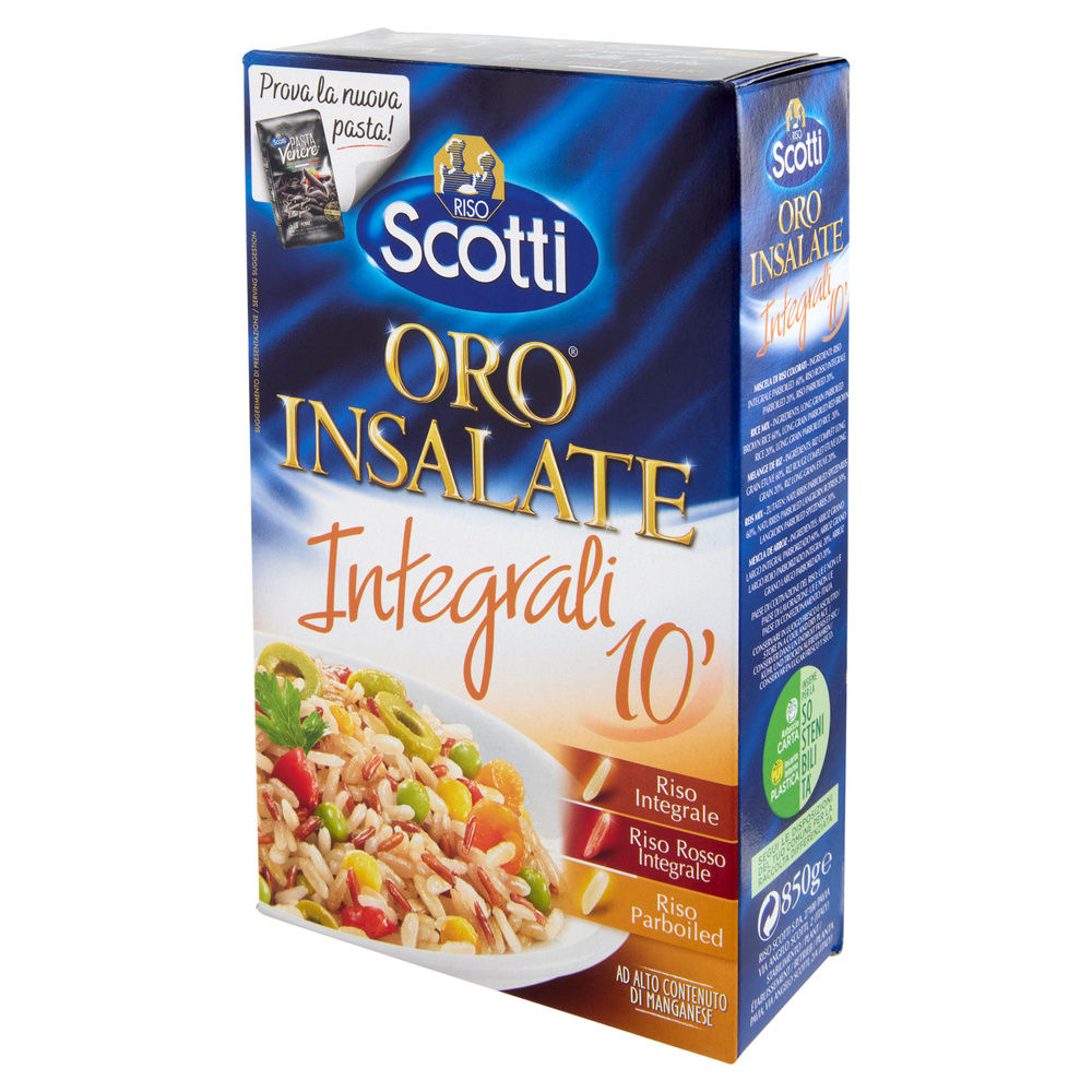 RISO FANTASIA DI  INSALATE INTEGRALI  SCOTTI ORO SACCHETTO G 850 - 8
