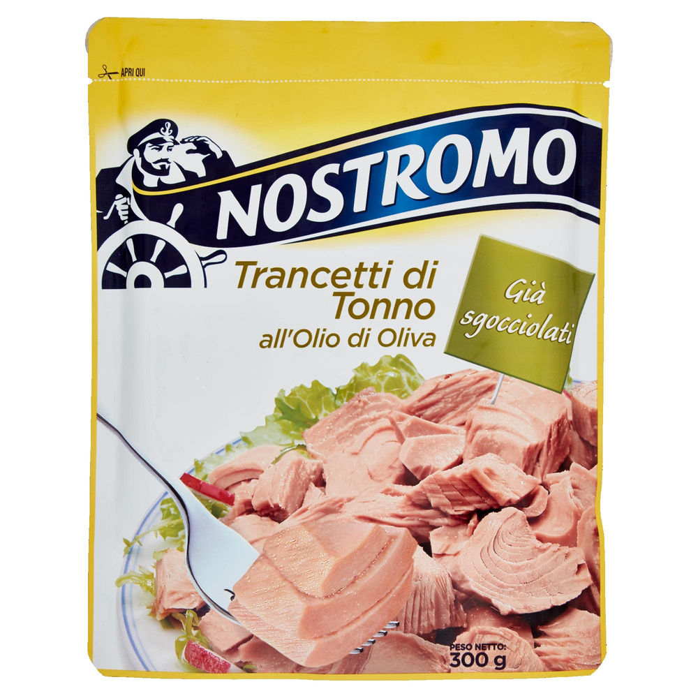 TRANCETTI DI TONNO OLIO OLIV NOSTROMO BUSTA 300G - 2