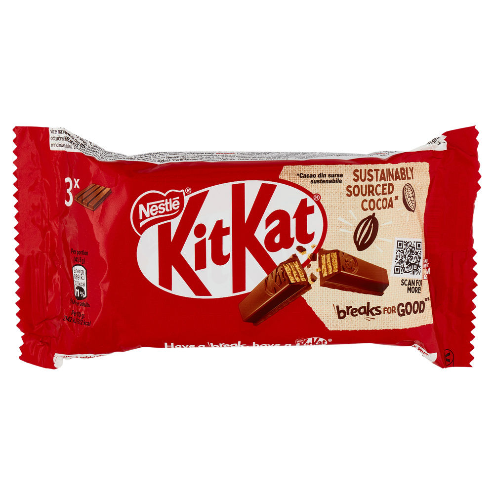 SNACK KIT KAT MULTIPACK NESTLE' PZ.3XGR.41,5 - 2