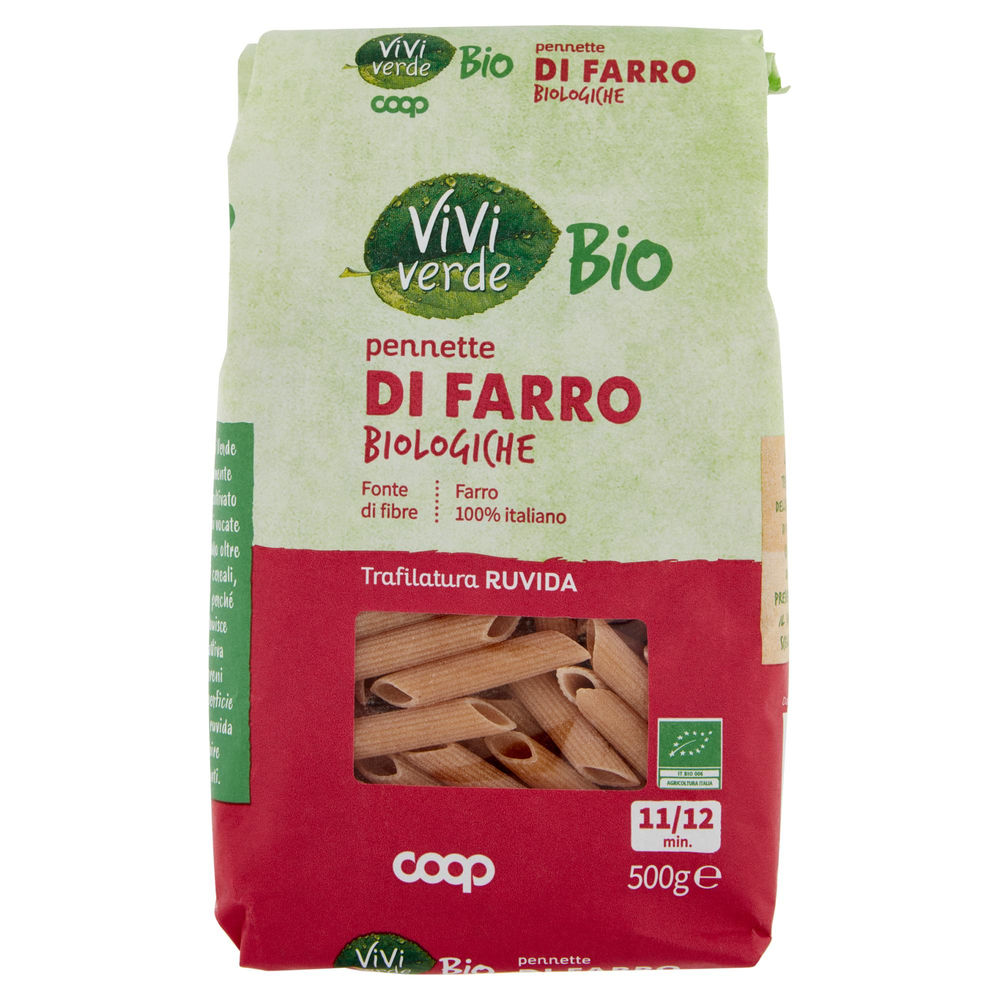 Pennette di farro bio viviverde coop sacchetto g500