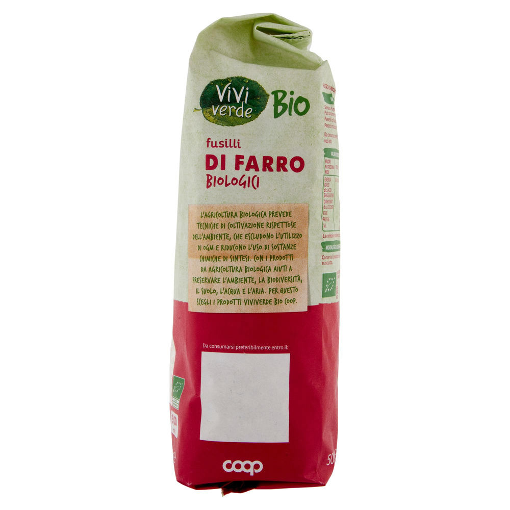 FUSILLI DI FARRO BIO VIVIVERDE COOP SACCHETTO G500 - 2