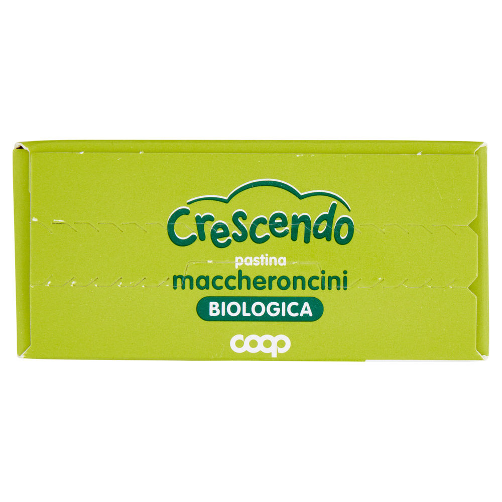 PASTINA DI SEMOLA DI GRANO DURO BIO MACCHERONCINI COOP CRESCENDO G 320 - 6