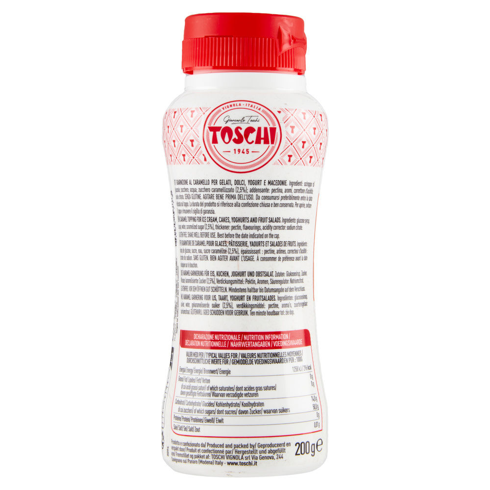MINI TOPPING CREMA PER GUARNITURA CARAMELLO TOSCHI G 200 - 1