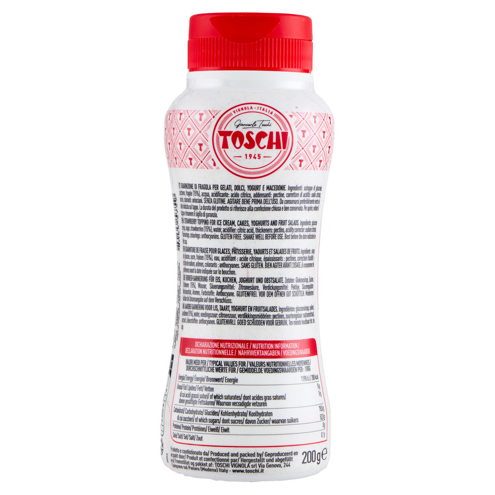 MINI TOPPING CREMA PER GUARNITURA ALLA FRAGOLA TOSCHI G 200 - 1