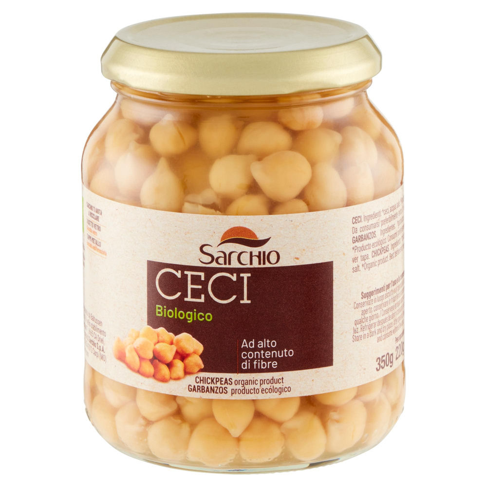 CECI BIOLOGICI SARCHIO VASETTO VETRO (VV) G 350 SGOCC. G 220 - 2