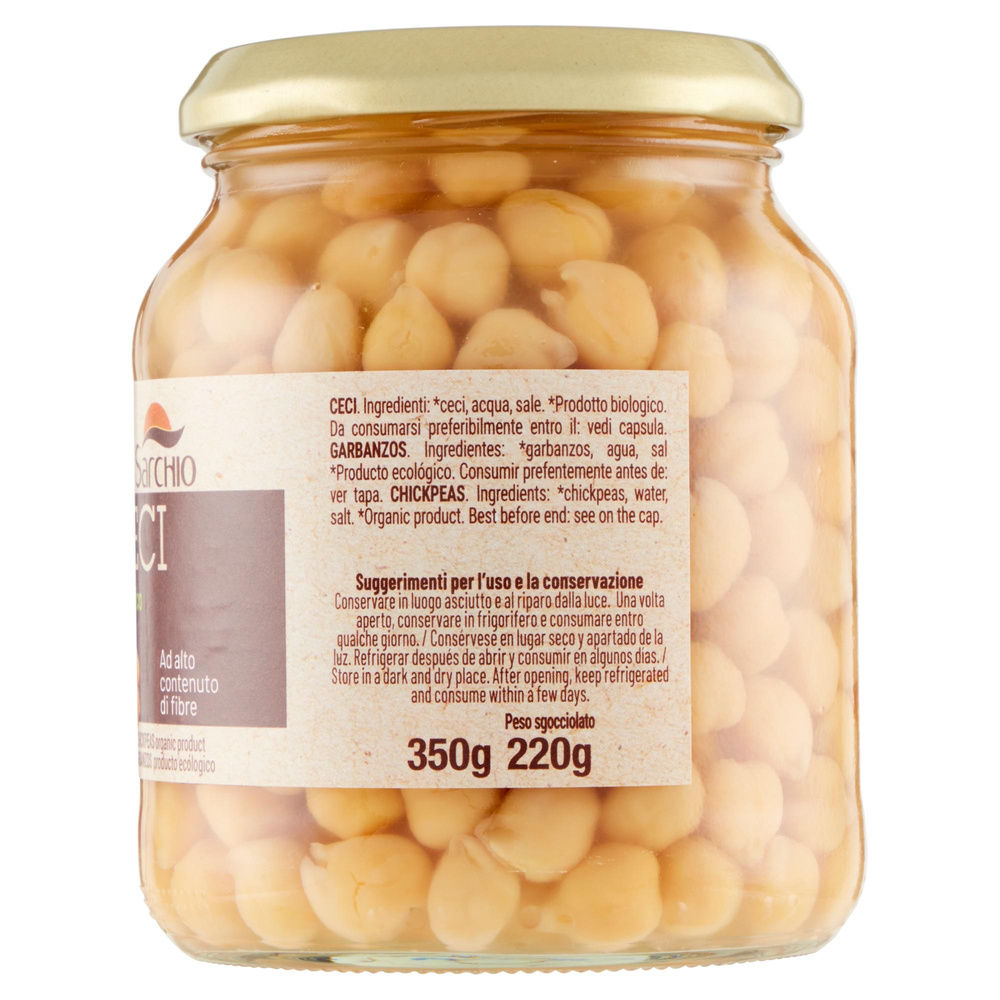 CECI BIOLOGICI SARCHIO VASETTO VETRO (VV) G 350 SGOCC. G 220 - 4
