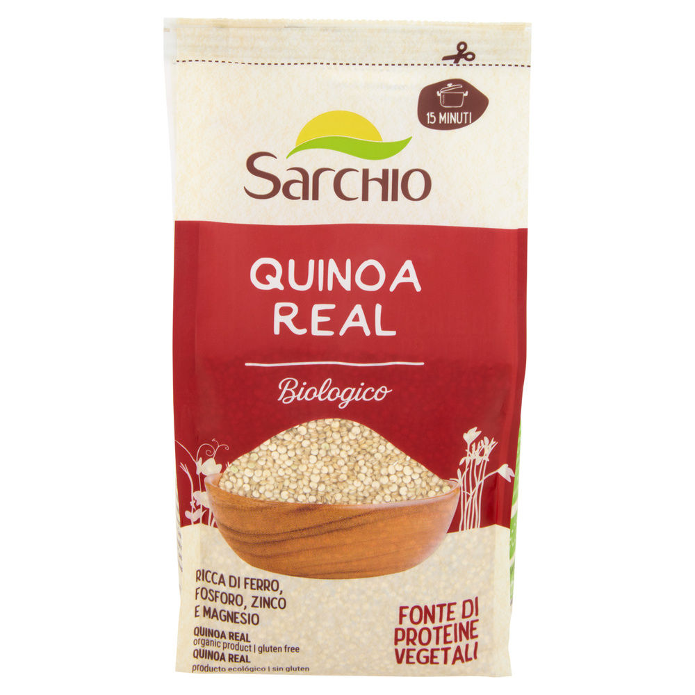 QUINOA REAL SENZA GLUTINE BIOLOGICA SARCHIO G 400 - 2