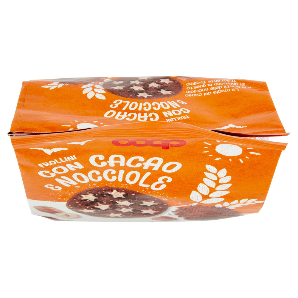 BISCOTTI FROLLINI CON CACAO E NOCCIOLE COOP SACCHETTO GR.500 NO PALMA - 8