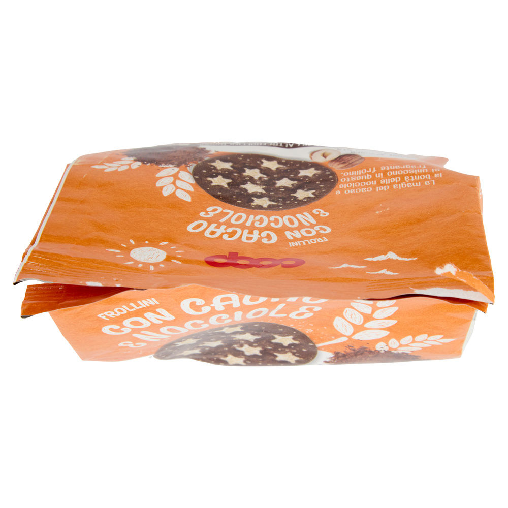 BISCOTTI FROLLINI CON CACAO E NOCCIOLE COOP SACCHETTO GR.500 NO PALMA - 15