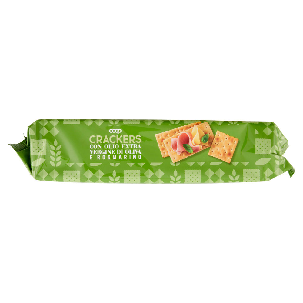 CRACKERS C/OLIO EXTRA VERGINE DI OLIVA  E ROSMARINO COOP INCARTO G 560 NO PALMA - 5