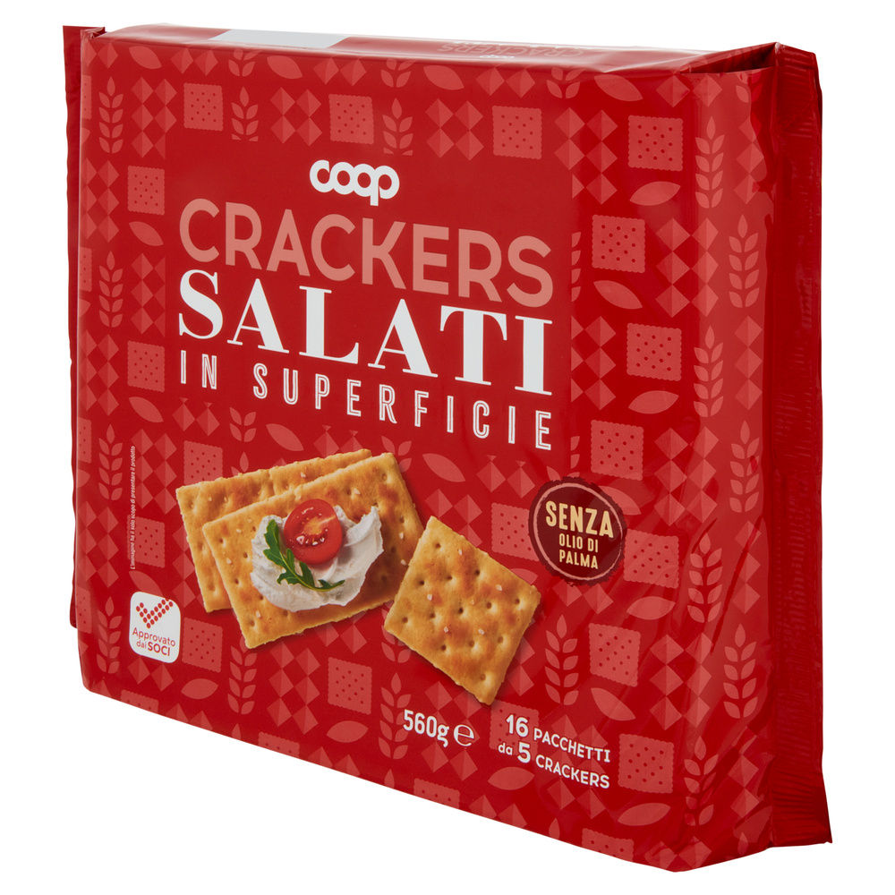 CRACKERS SALATI IN SUPERFICIE COOP INCARTO G 560 NO PALMA - 8