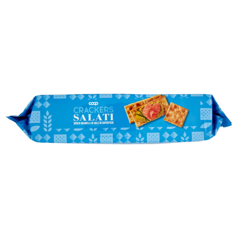 CRACKERS SALATI SENZ/GRANELLI DI SALE IN SUPERFICIE COOP INCARTO G 560 NO PALMA - 5