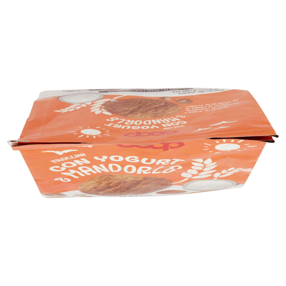 BISCOTTI FROLLINI CON YOGURT E MANDORLE COOP SACCHETTO GR.350 NO PALMA - 3