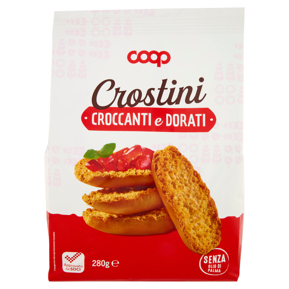 CROSTINI CROCCANTI E DORATI COOP SACCHETTO G 280 NO PALMA - 7