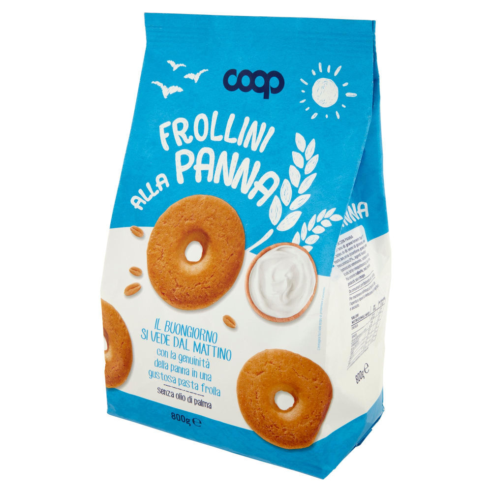 BISCOTTI FROLLI NI  ALLA PANNA COOP  SACCHETTO G 800 NO PALMA - 7