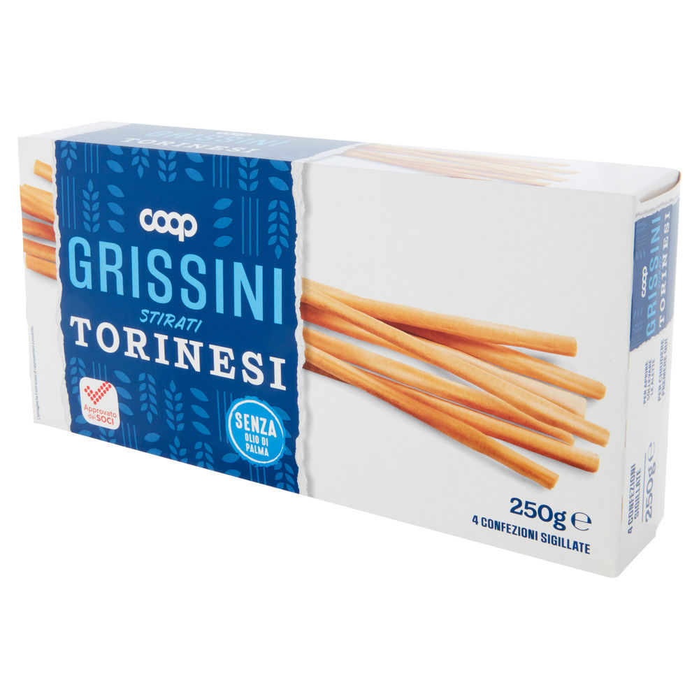 GRISSINI TORINESI COOP SCATOLA G 250 NO PALMA - 8