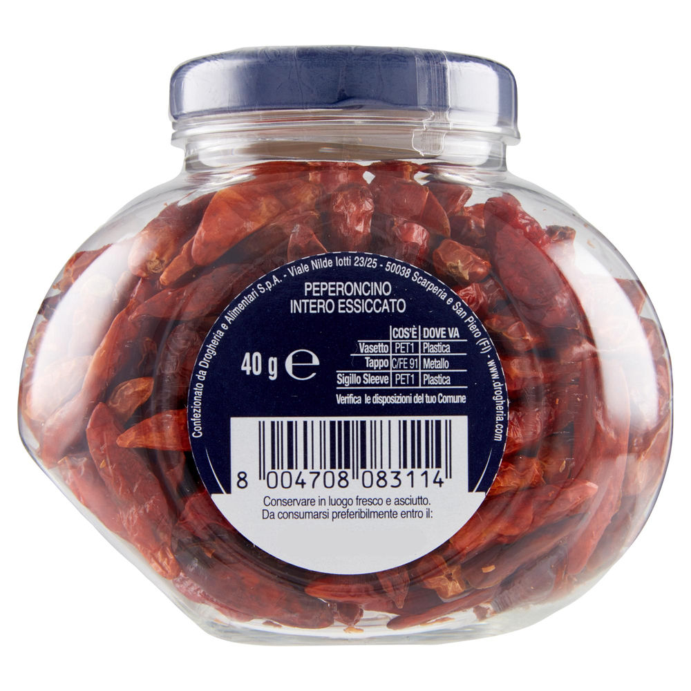 PEPERONCINO INTERO DROGHERIA & ALIMENTARI MINIPET G 40 - 1