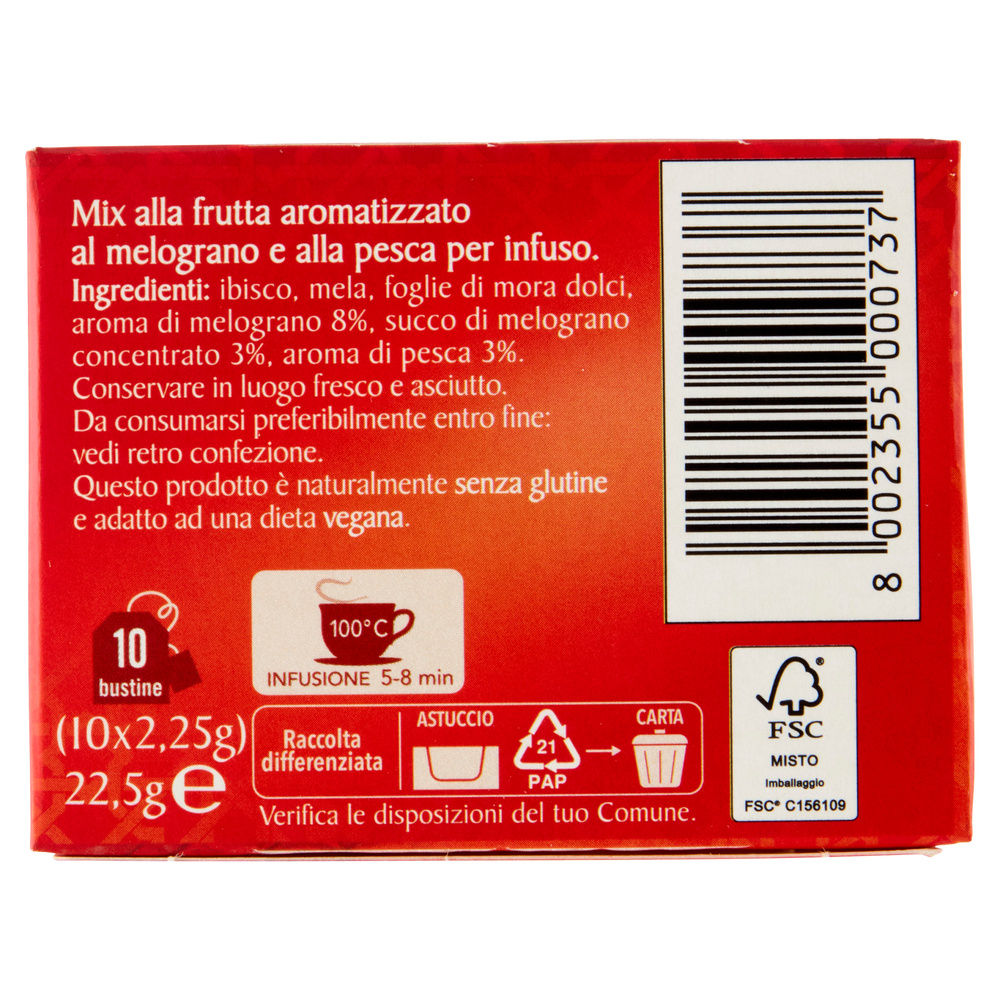 INFUSO  MELO G ANO DI PERSIA POMPADOUR  SCATOLA 10 FILTRI G 22,5 - 7