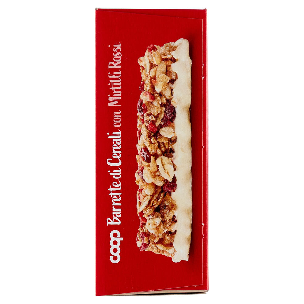 BARRETTE DI CEREALI CON MIRTILLI ROSSI COOP NO PALMA SCATOLA PZ.6XG126 - 7