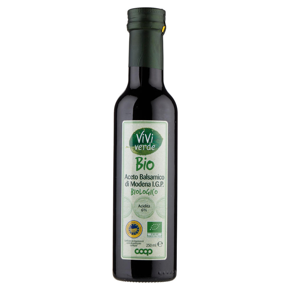 ACETO BALSAMICO DI MODENA IGP BIOLOGICO VIVIVERDE COOP BOTTIGLIA ML 250 - 7