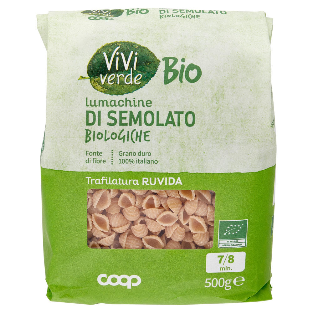 LUMACHINE DI SEMOLATO BIO VIVIVERDE COOP G500 - 2