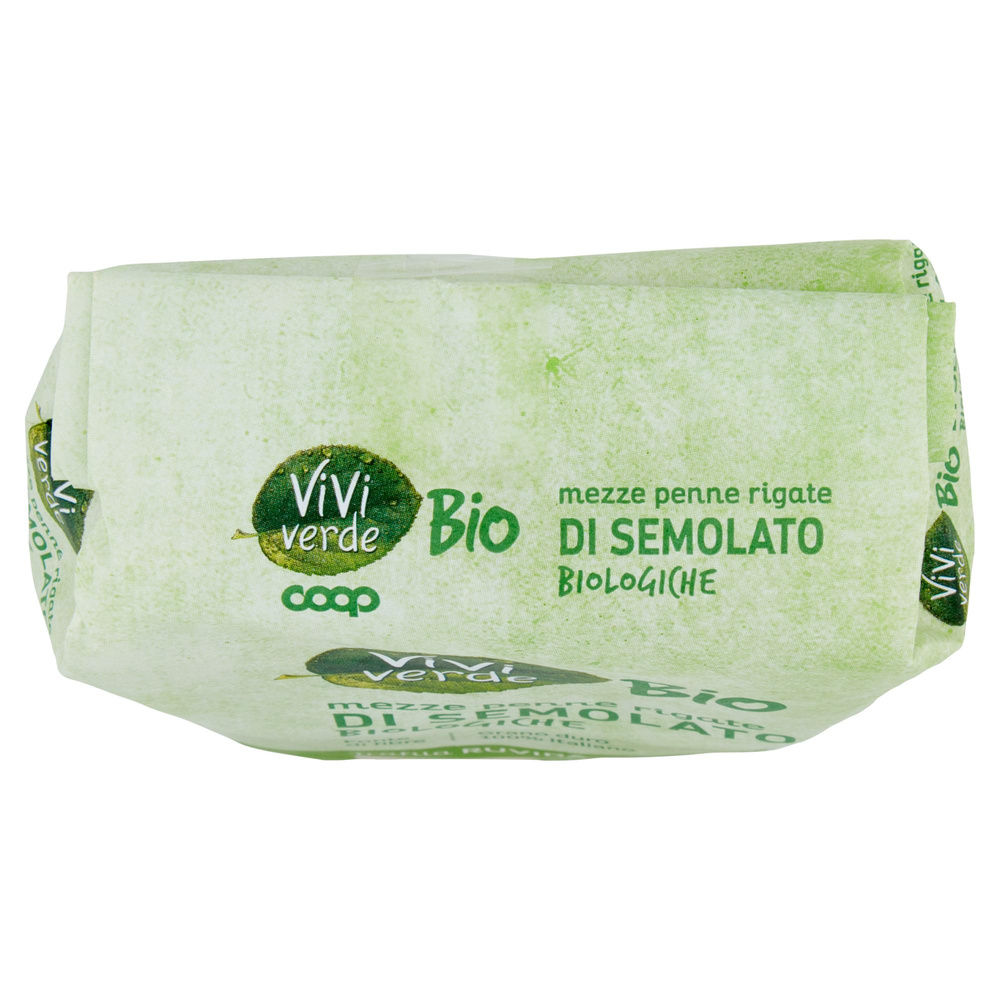 MEZZE PENNE RIGATE DI SEMOLATO BIO VIVIVERDE COOP G500 - 5