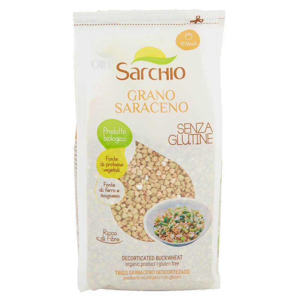 GRANO SARACENO DECORTICATO SENZA GLUTINE BIOLOGICO SARCHIO G 400 - 2