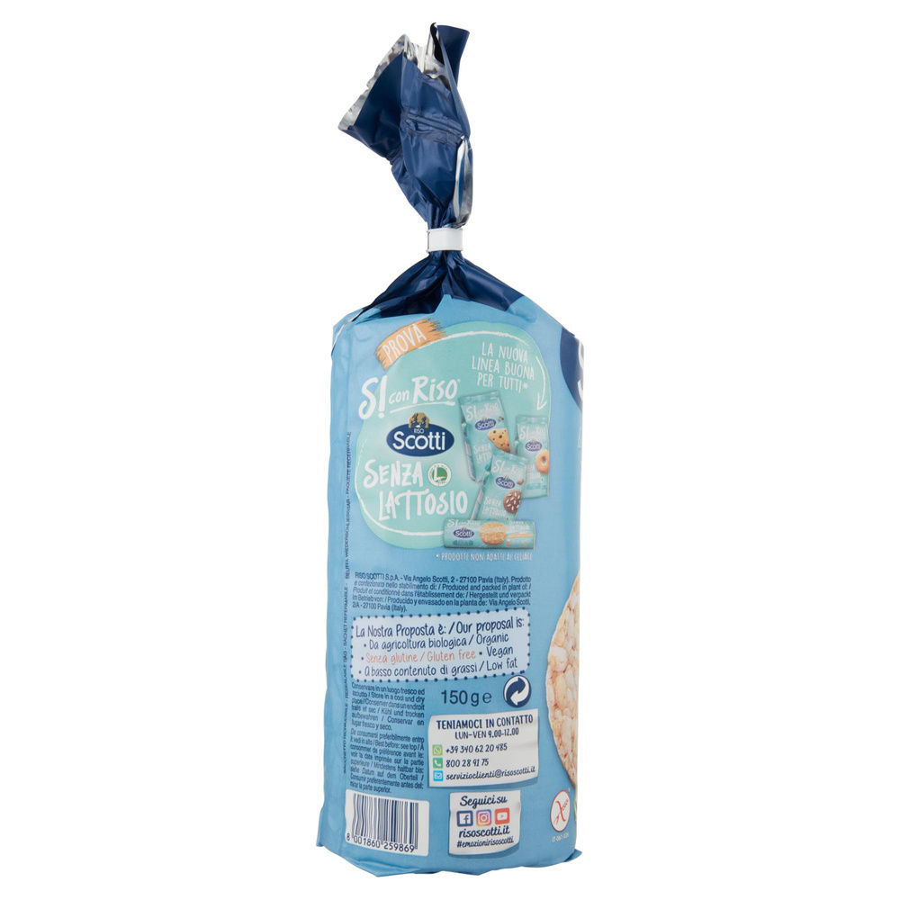 RISETTE RISO E MAIS BIO SENZA GLUTINE SCOTTI SACCHETTO 150G - 7