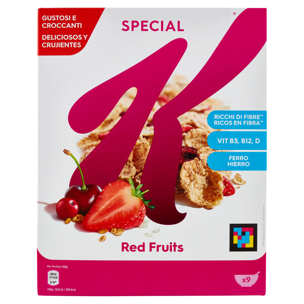 CEREALI  FRUTTI ROSSI KELLOGG'S SPECIAL K  SCATOLA G 290 - 0