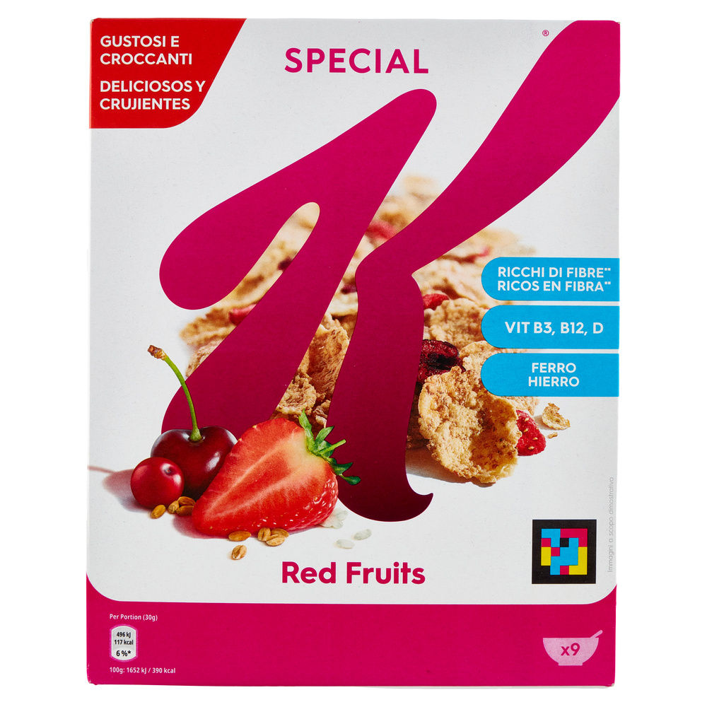 CEREALI  FRUTTI ROSSI KELLOGG'S SPECIAL K  SCATOLA G 290 - 13