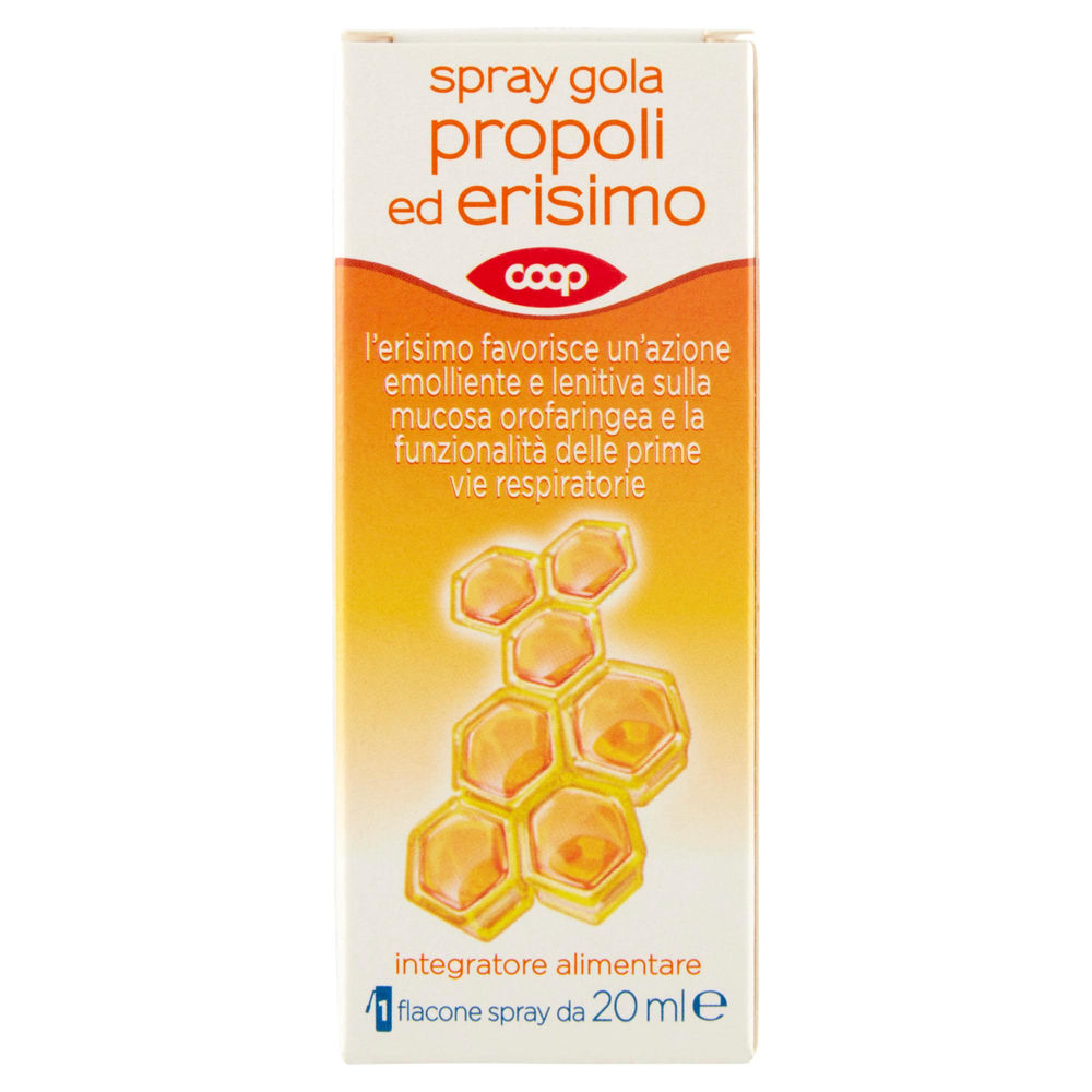 Spray gola propoli ed erisimo coop 20ml