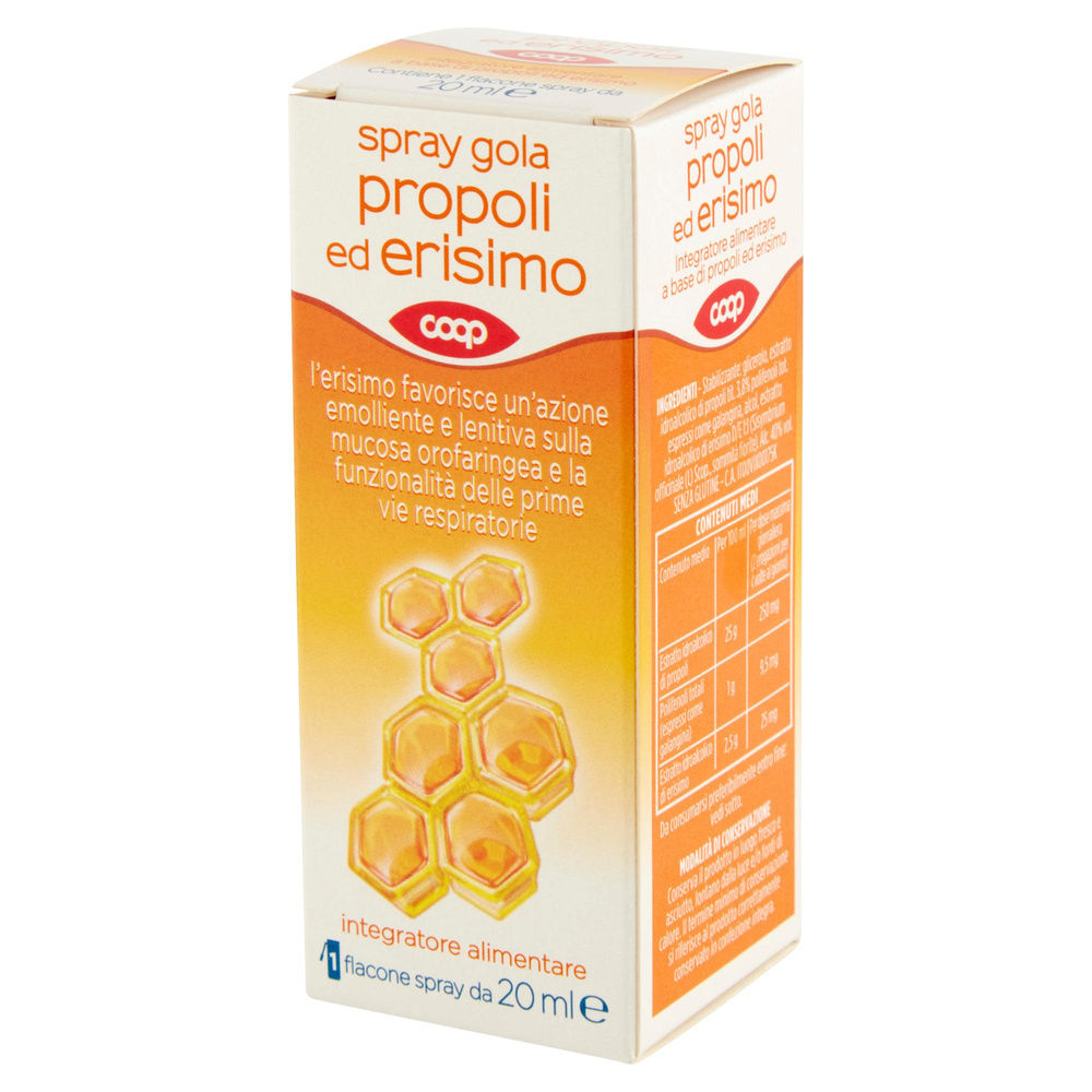 SPRAY GOLA PROPOLI ED ERISIMO COOP 20ML - 2