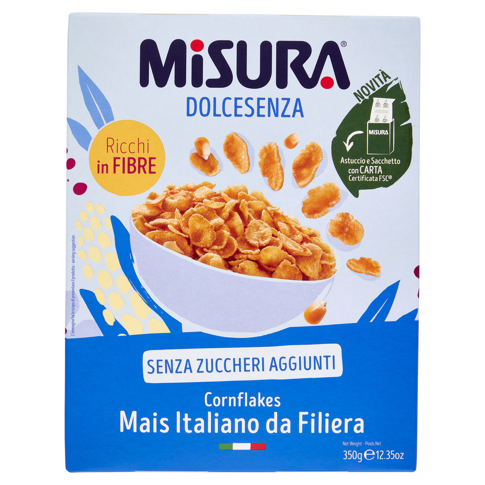 CORNFLAKES DOLCESENZA MISURA SCATOLA G 350 - 0