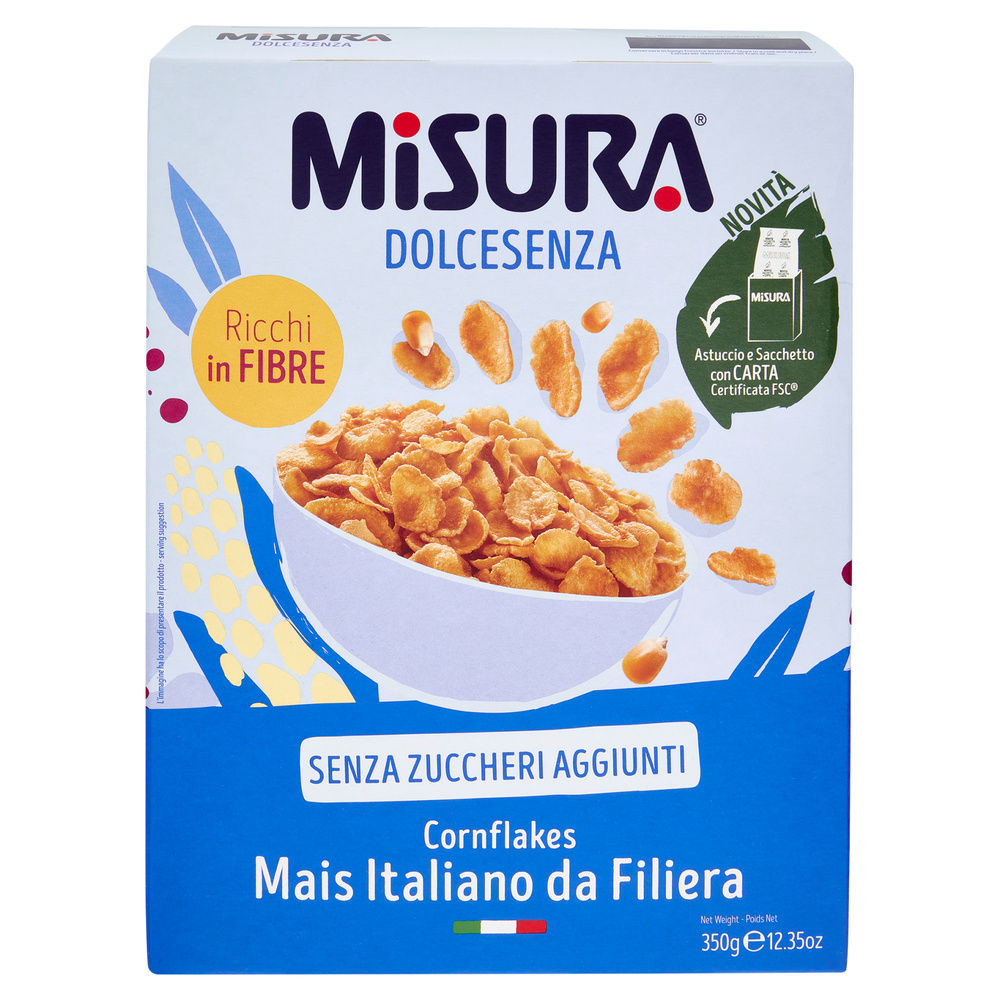 CORNFLAKES DOLCESENZA MISURA SCATOLA G 350 - 2