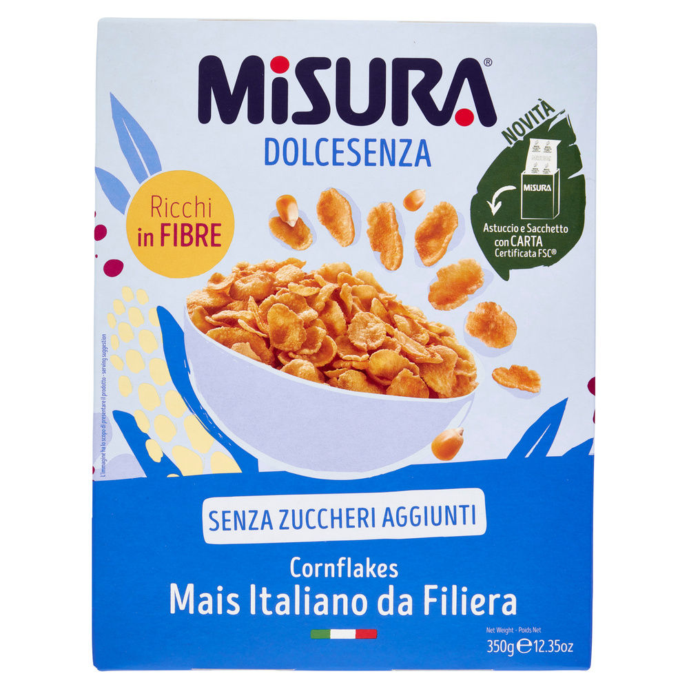 CORNFLAKES DOLCESENZA MISURA SCATOLA G 350 - 7