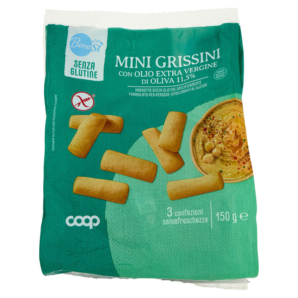 -SG-MINI GRISSINI SENZA GLUTINE COOP BENESI MULTIPACK 150G - 2