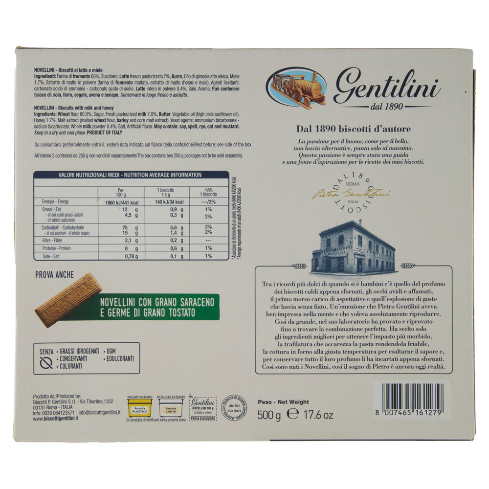 BISCOTTI NOVELLINI GENTILINI  G 500 - 1