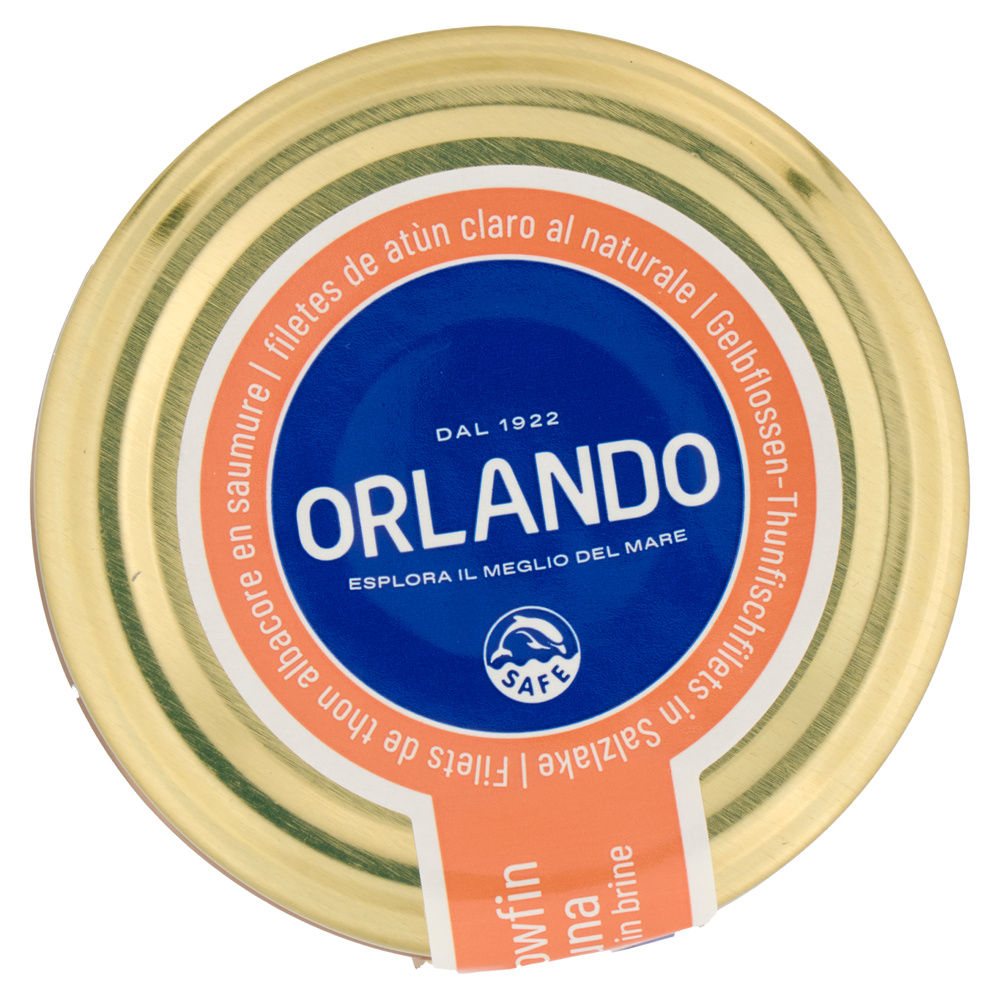 FILETTI DI  TONNO AL NATURALE ORLANDO VASO VETRO G 140 - 10