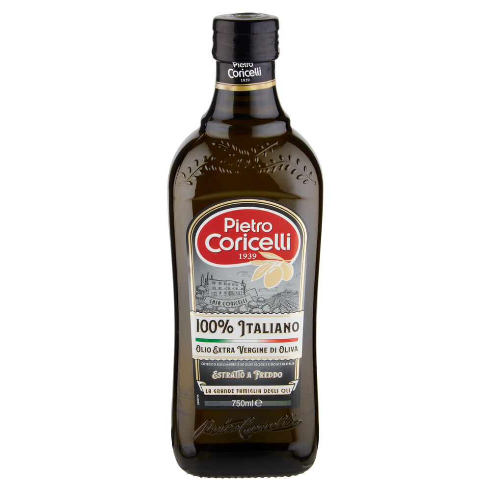 OLIO EXTRAVERGINE DI OLIVA 100% ITALIANO CORICELLI BOTTIGLIA ML.750 - 2