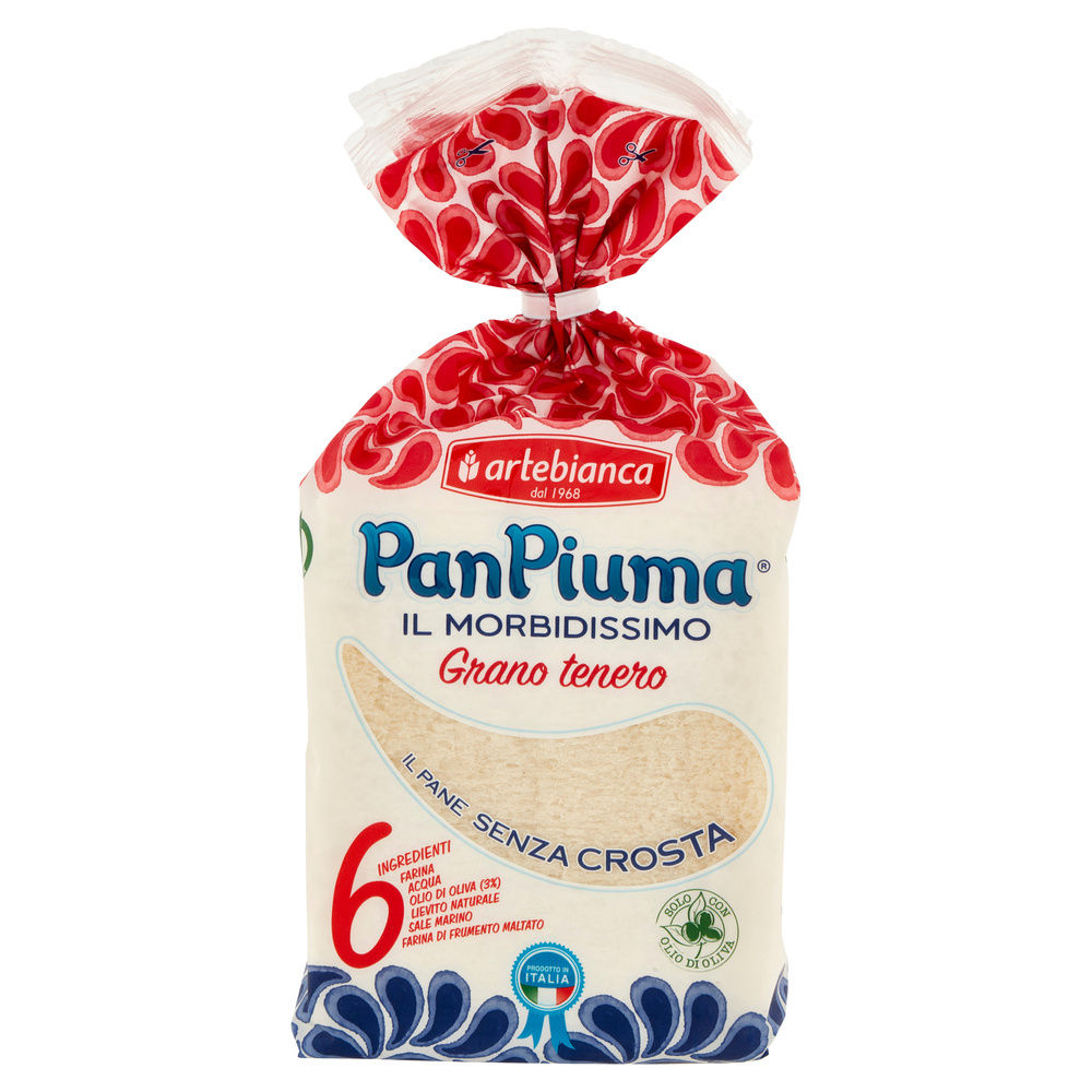 PAN PIUMA AL GRANO TENERO ARTE BIANCA 400G - 3