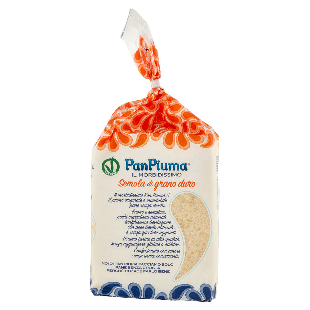 PAN PIUMA AL GRANO DURO ARTEBIANCA 400G - 4