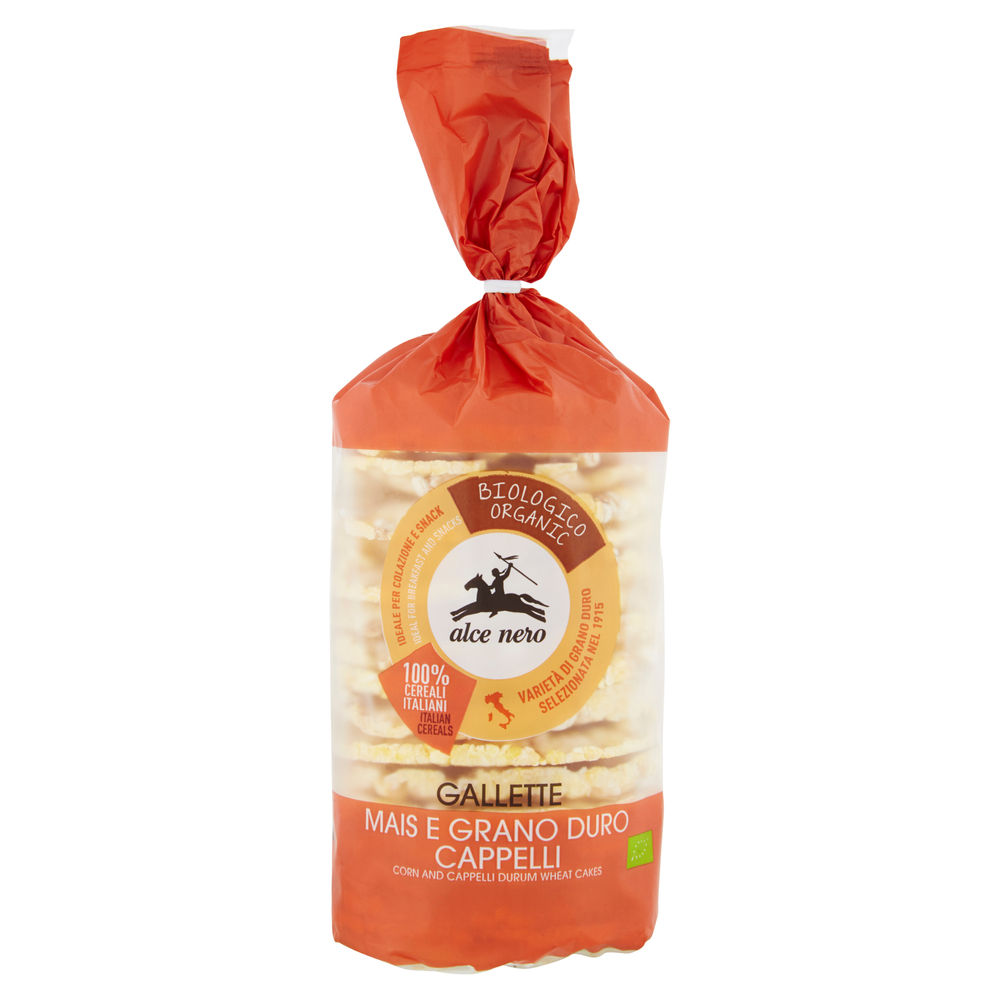 GALLETTE DI MAIS E GRANO SENATORE CAPELLI ALCE NERO G 100 - 0